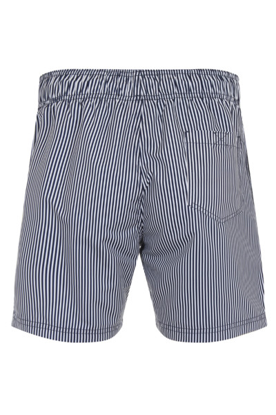 Men’s swim shorts classic navy and white striped print
