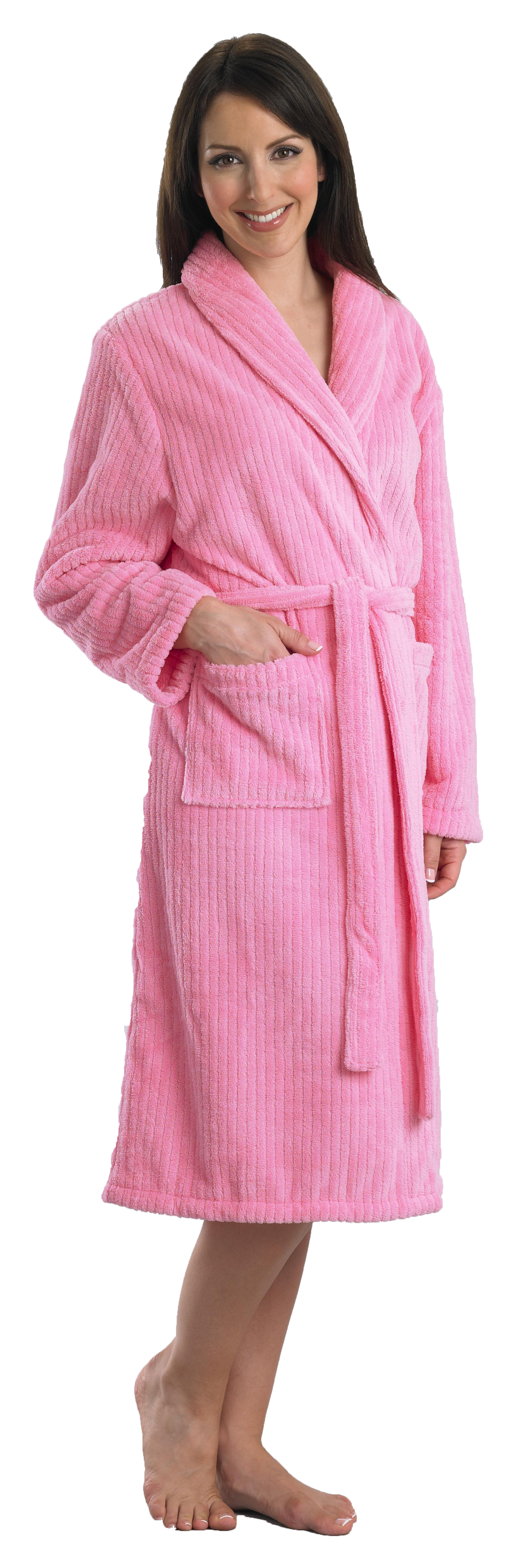 Slenderella Wrap Dressing Gown Pink